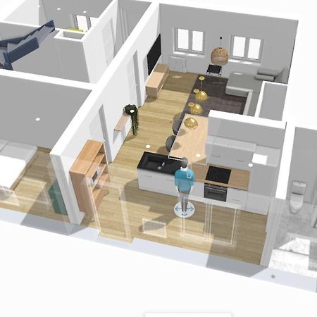 Chez Clement Et Mathilde - Rdc Hyper Centre Tout Equipe - Avec Exterieur Saint-Amand-les-Eaux Ngoại thất bức ảnh